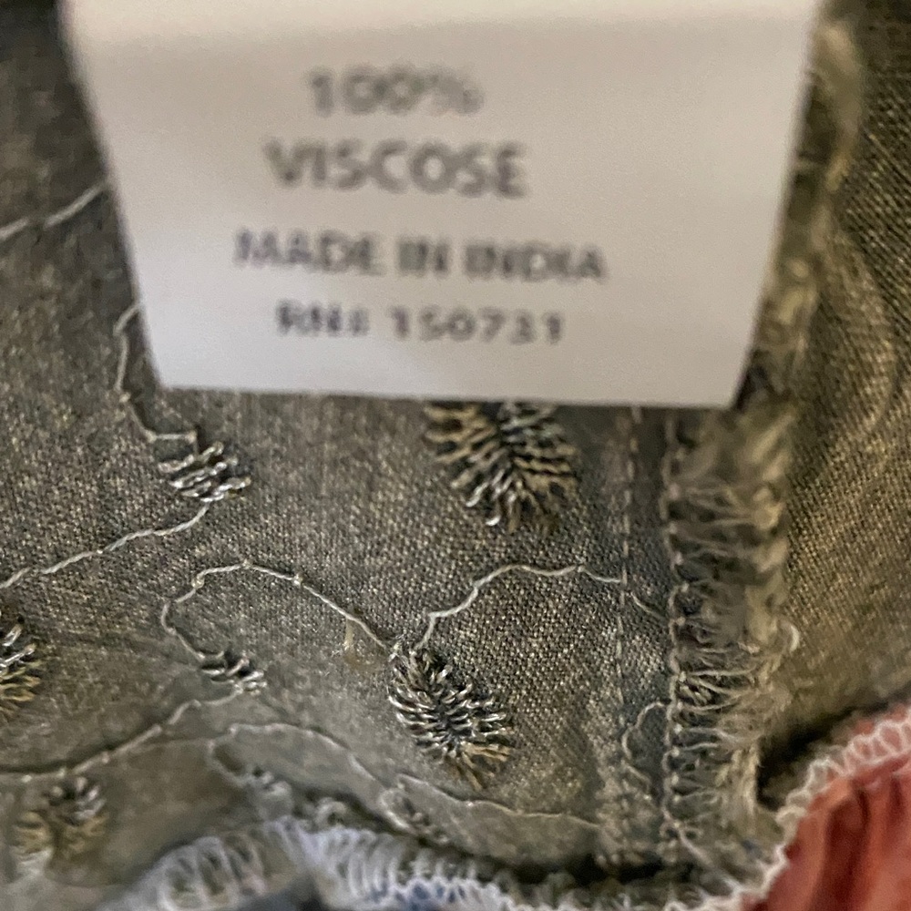 Young Threads Boho Patchwork Maxi Dress Olive Gre… - image 10